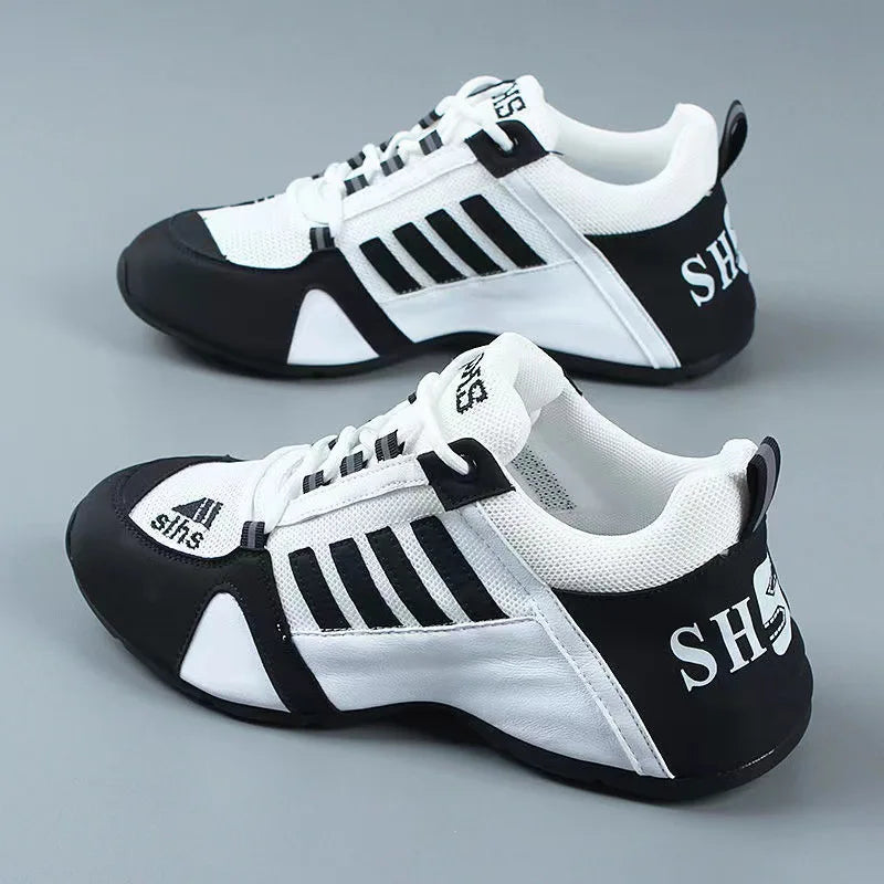 Hollow Breathable Lightweight Men's Casual Sneakers: Comfortable Soft-soled Fashion Running Shoes