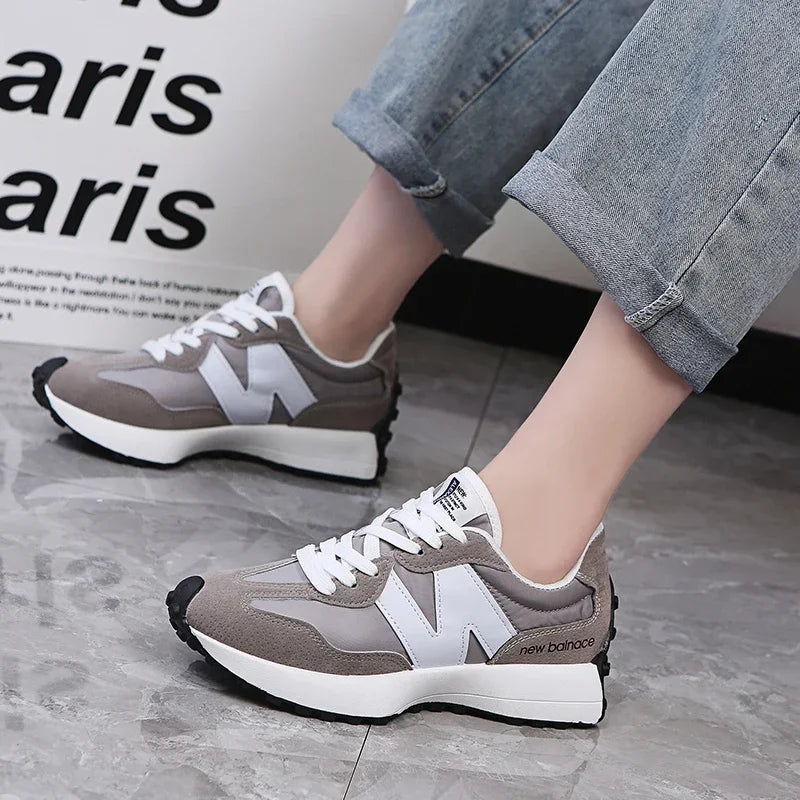 Zugu Women's Breathable Thick-Soled Dad Sneakers - Trendy Summer Comfort Shoes