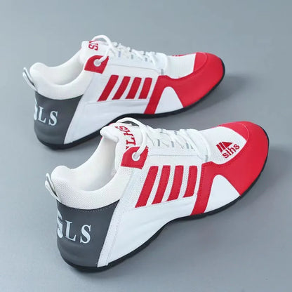 Hollow Breathable Lightweight Men's Casual Sneakers: Comfortable Soft-soled Fashion Running Shoes