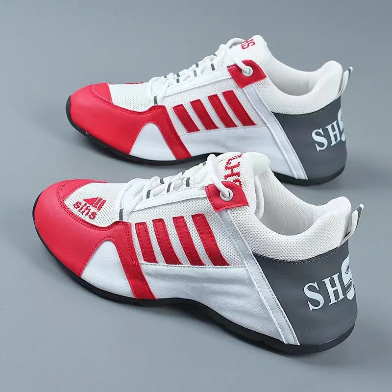 Hollow Breathable Lightweight Men's Casual Sneakers: Comfortable Soft-soled Fashion Running Shoes