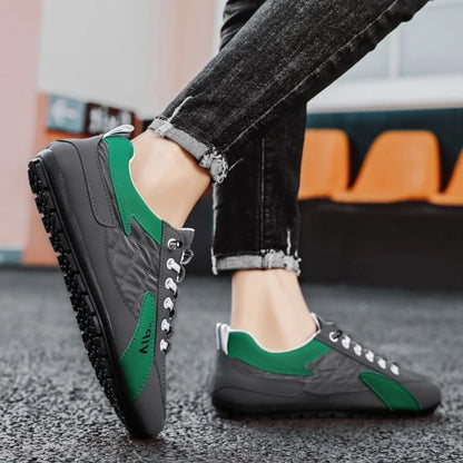 Stylish Men's Casual Half Slippers: Breathable Summer Flat-Bottomed Bean Loafers
