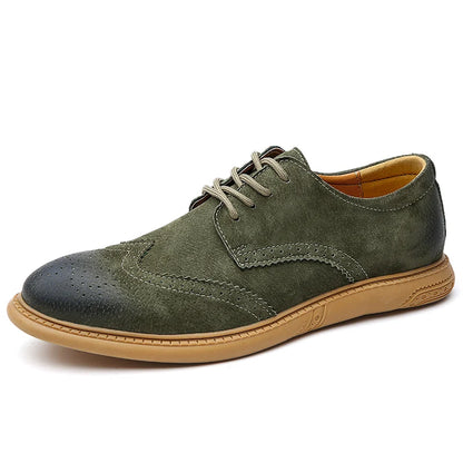 Premium Genuine Leather Men's Loafers: Breathable, Comfortable, Stylish Casual Slip-Ons