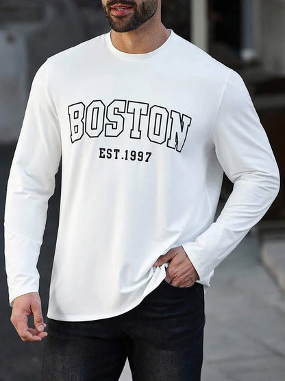Funny Anchor Paris 3D Print Long Sleeve T-Shirt Streetwear Unisex Oversized