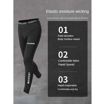 Men's Ice Silk Quick-Dry 4-Piece Sportswear Set for Running Cycling Fitness